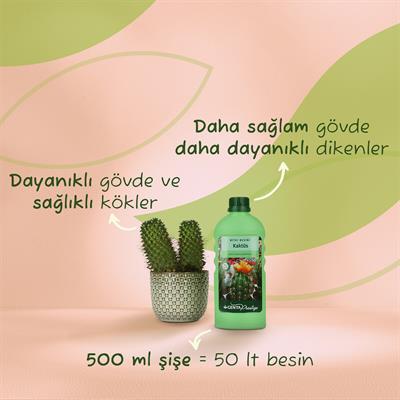 Genta Prestige Kaktüsler İçin Sıvı Besin (500 Ml)