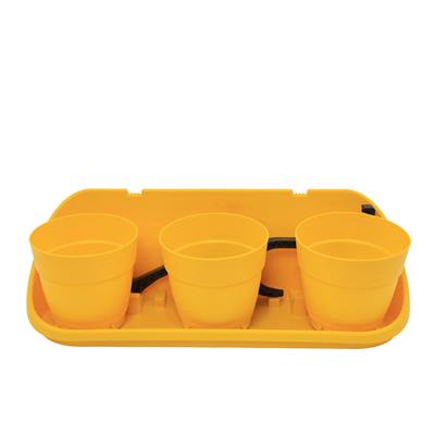 Poliwork Askılı Balkon Saksı 3lü Set 3,3 Lt 475*160*155 Mm