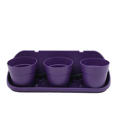 Poliwork Askılı Balkon Saksı 3lü Set 3,3 Lt 475*160*155 Mm