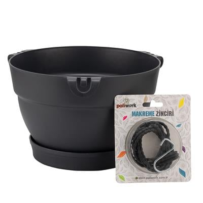 Poliwork Makreme Saksı 4,5 Lt 260*160 Mm