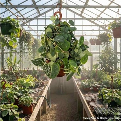 Scindapsus  (Patos Sarmaşığı )Askılı 40-60 Cm