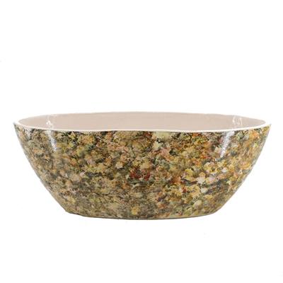 Seramik Saksı Küçük Kayık 25*14 Cm