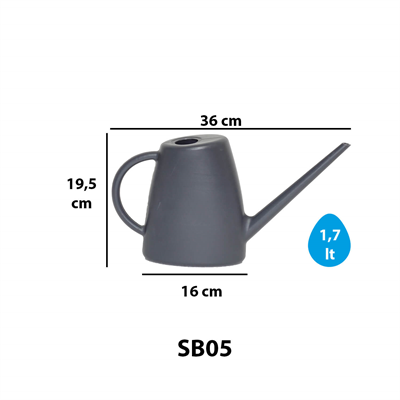 Serinova 1,7 Lt Sulama Bidonu Antrasit