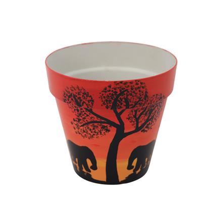 Serinova Desenli Seperatörlü Saksı No:4