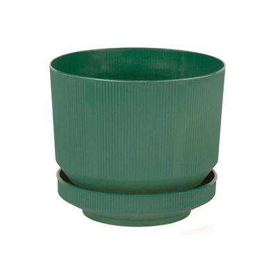 Serinova Lüks Çizgili Desenli Saksı 9 Lt