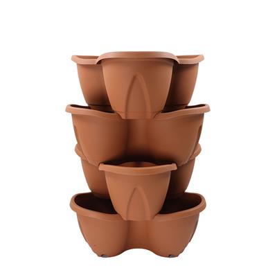 Serinova Pamukkale Saksı 4lü Set 12,5 Lt No 3