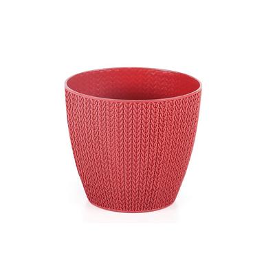 Serinova Sümela Örgü Desenli Saksı  5 Lt