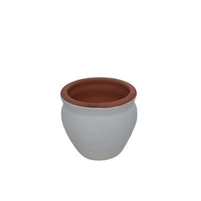 Toprak Saksı Düz Sırlı 12*13 Cm