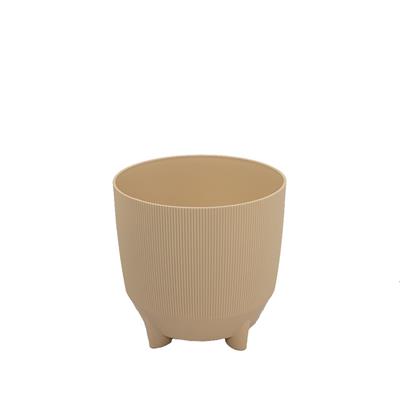 Yuvarlak Saksı Ayaklı Sarı 5 Lt 208*205 Mm