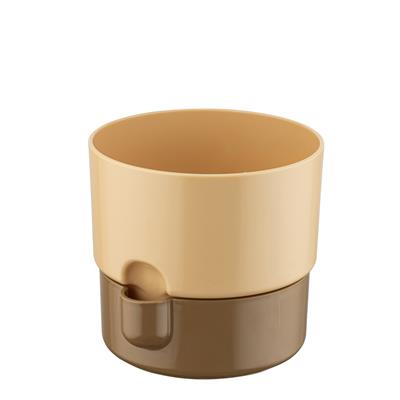 Yuvarlak Saksı Su Hazneli Kahve 2 Lt 160*150 Mm