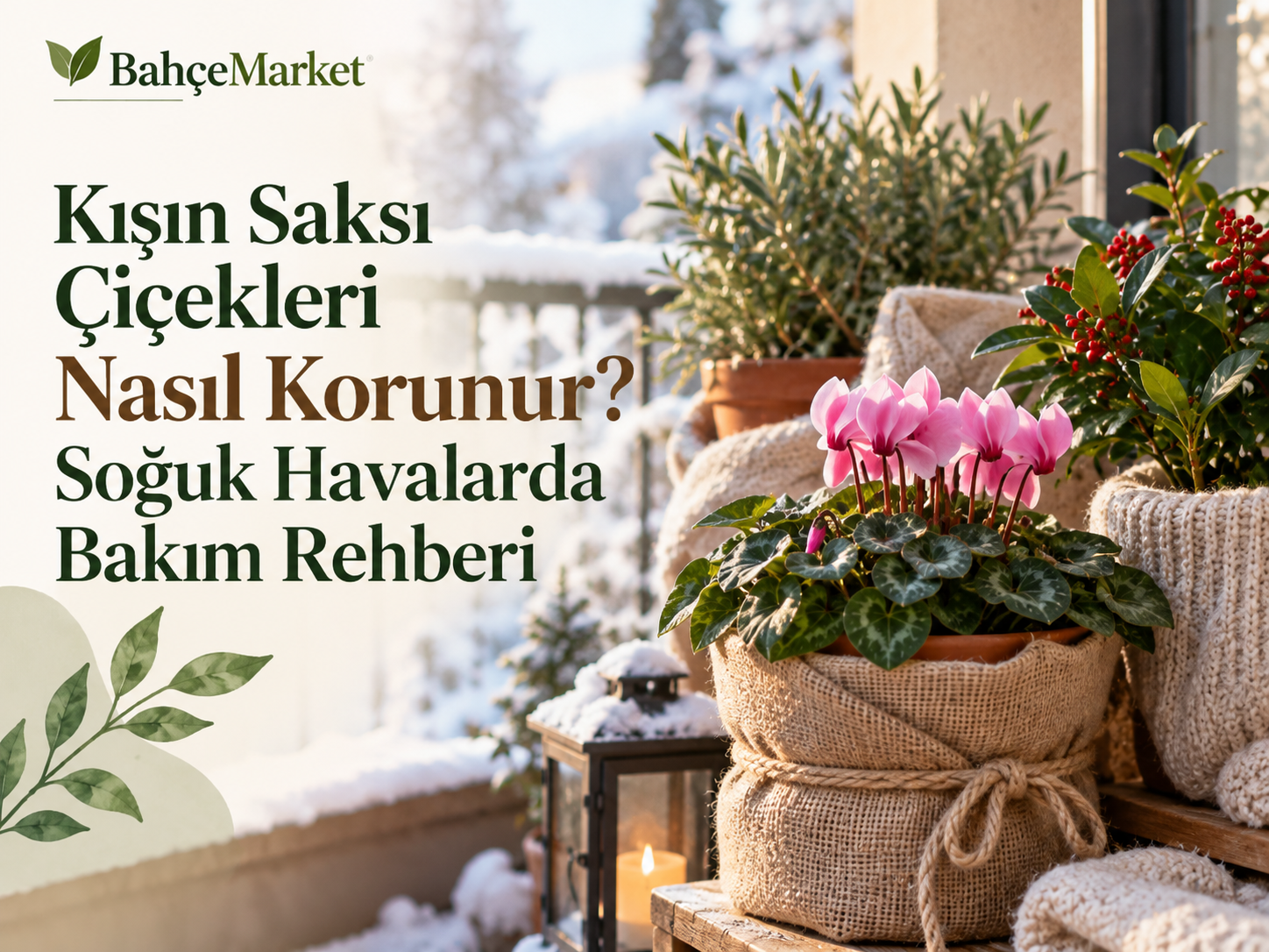 Kışın Saksı Çiçekleri Nasıl Korunur? Soğuk Havalarda Bakım Rehberi