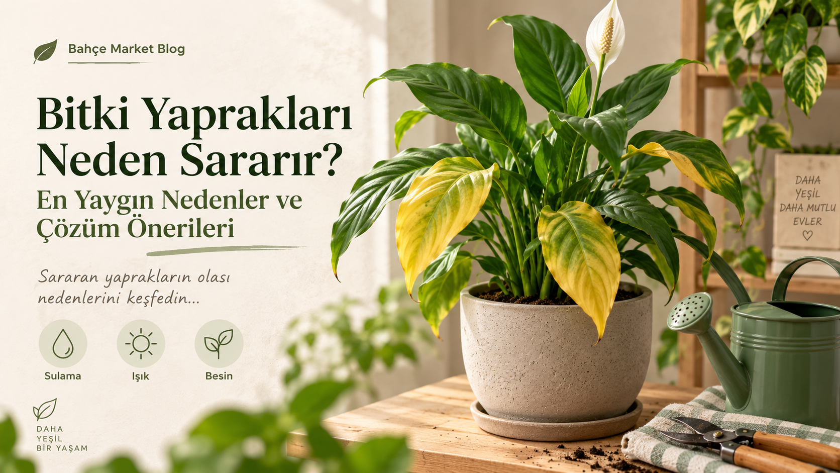 Bitki yaprakari neden sararir