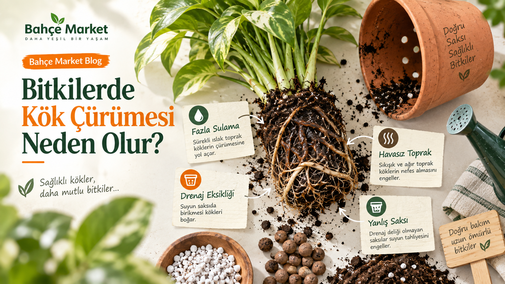 Bitkilerde Kök Çürümesi Neden Olur?