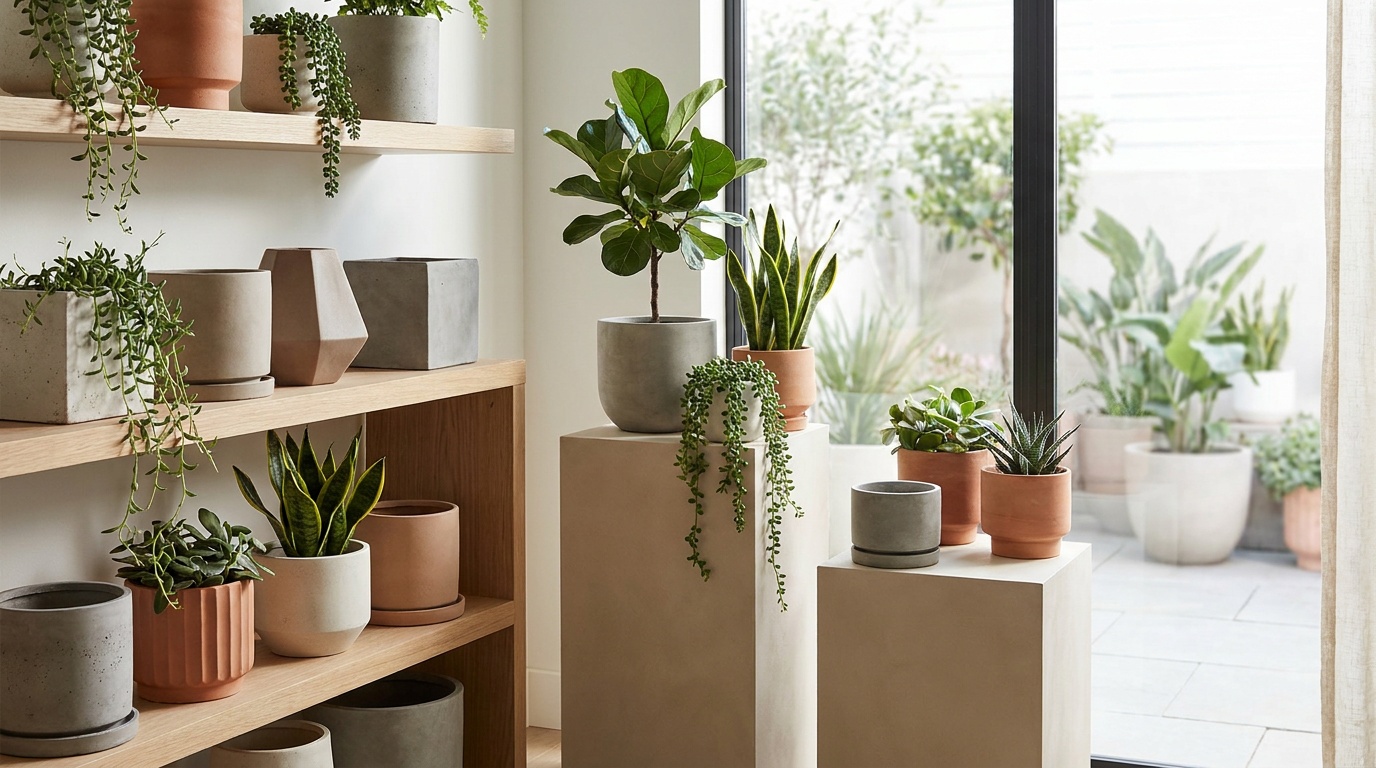 Modern Saksı Modelleri ve Şık Dekoratif Çözümler