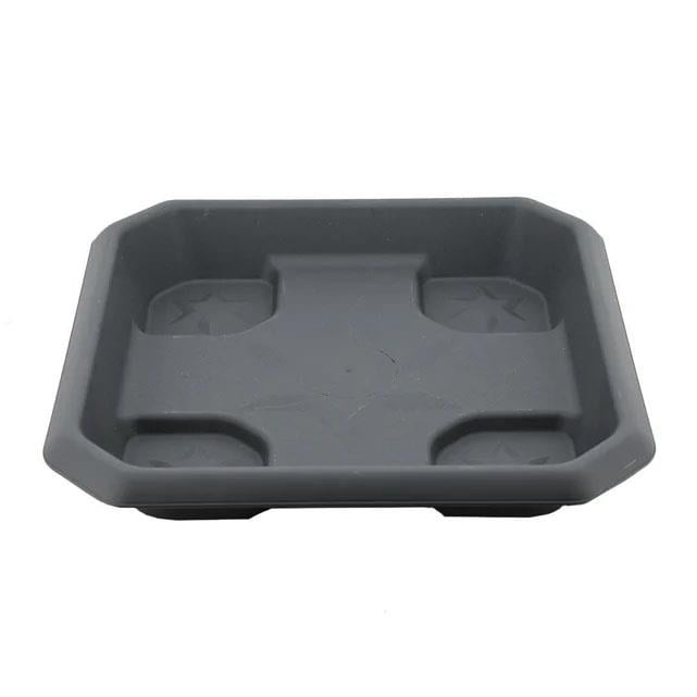 Serinova Hisar Büyük Kare Saksı Tabağı No 5 | Plastik Saksı