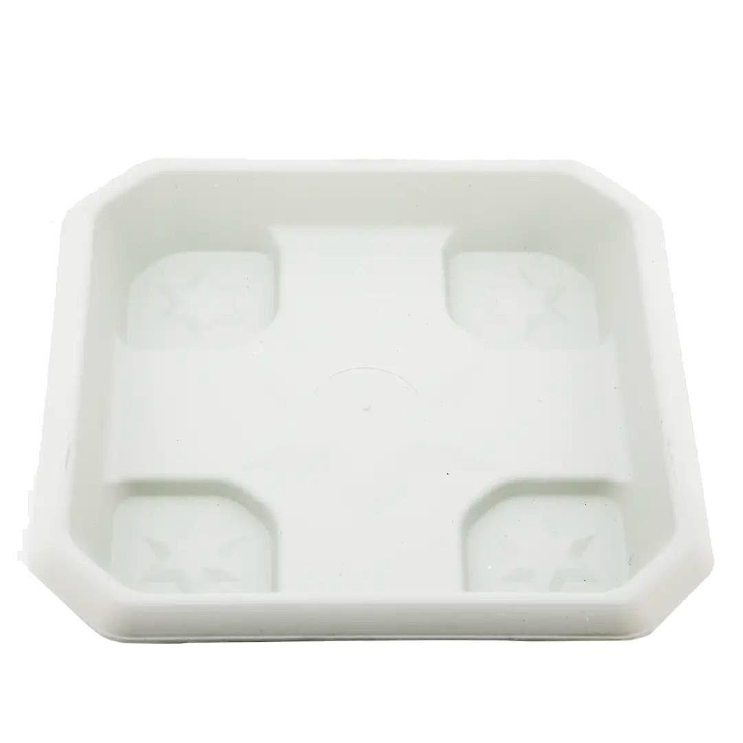 杉崎ページ② Serinova Hisar Orta Kare Saksı Tabağı No 4 | Plastik Saksı Altlığı