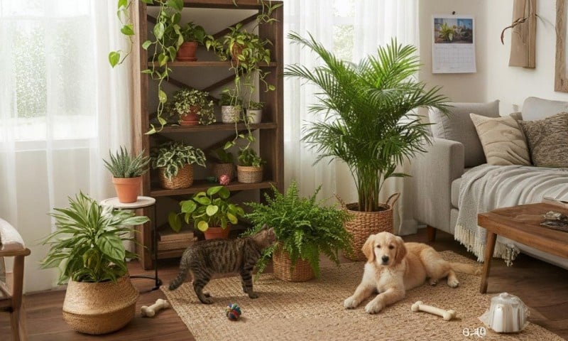 evcil hayvan dostu bitkiler