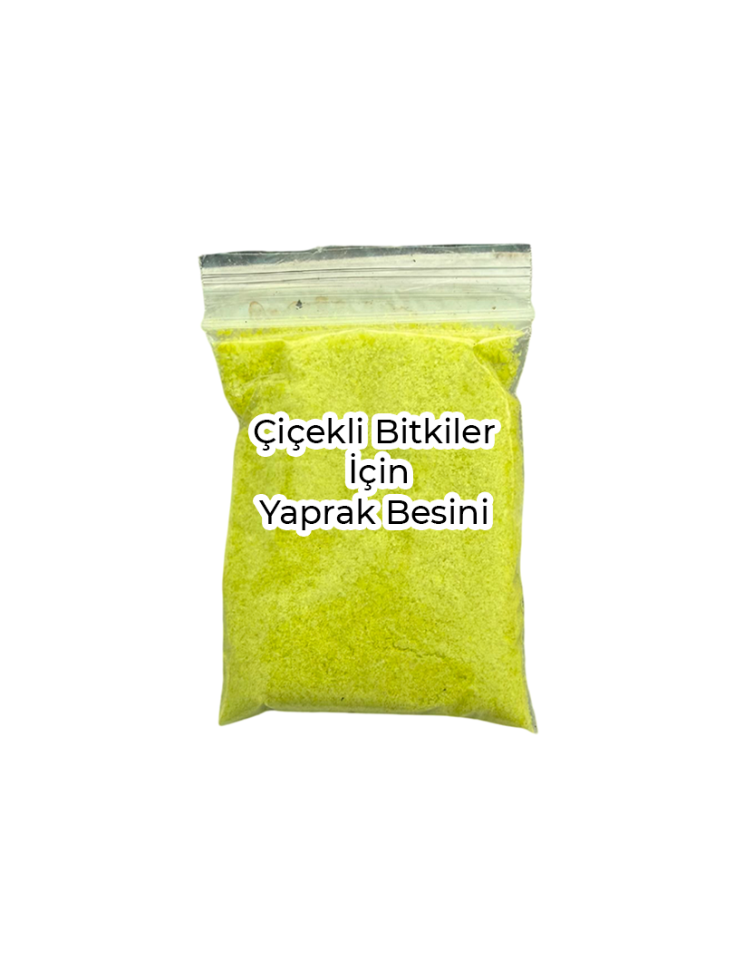 Çiçekli Bitkiler İçin Yaprak Besini