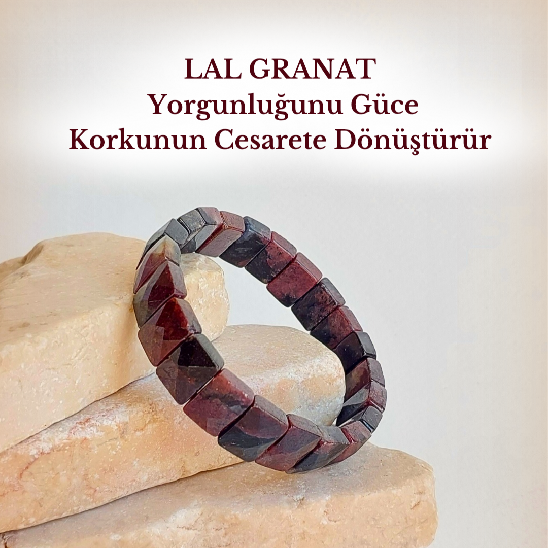 Lal Granat Cesaret Koruma Enerji Güç Aşk Tutku Romantizm 