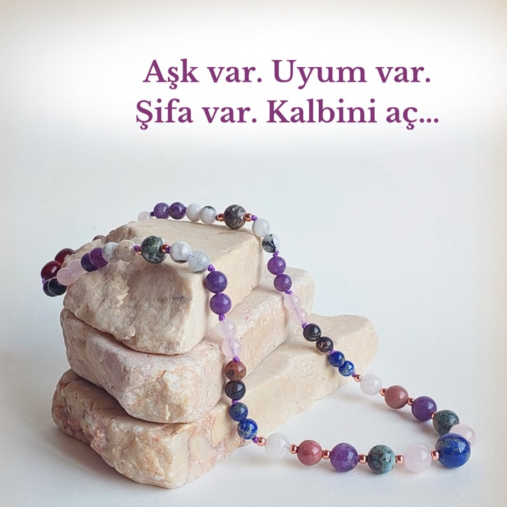 Aşk & Uyum Taşları Kolyesi
