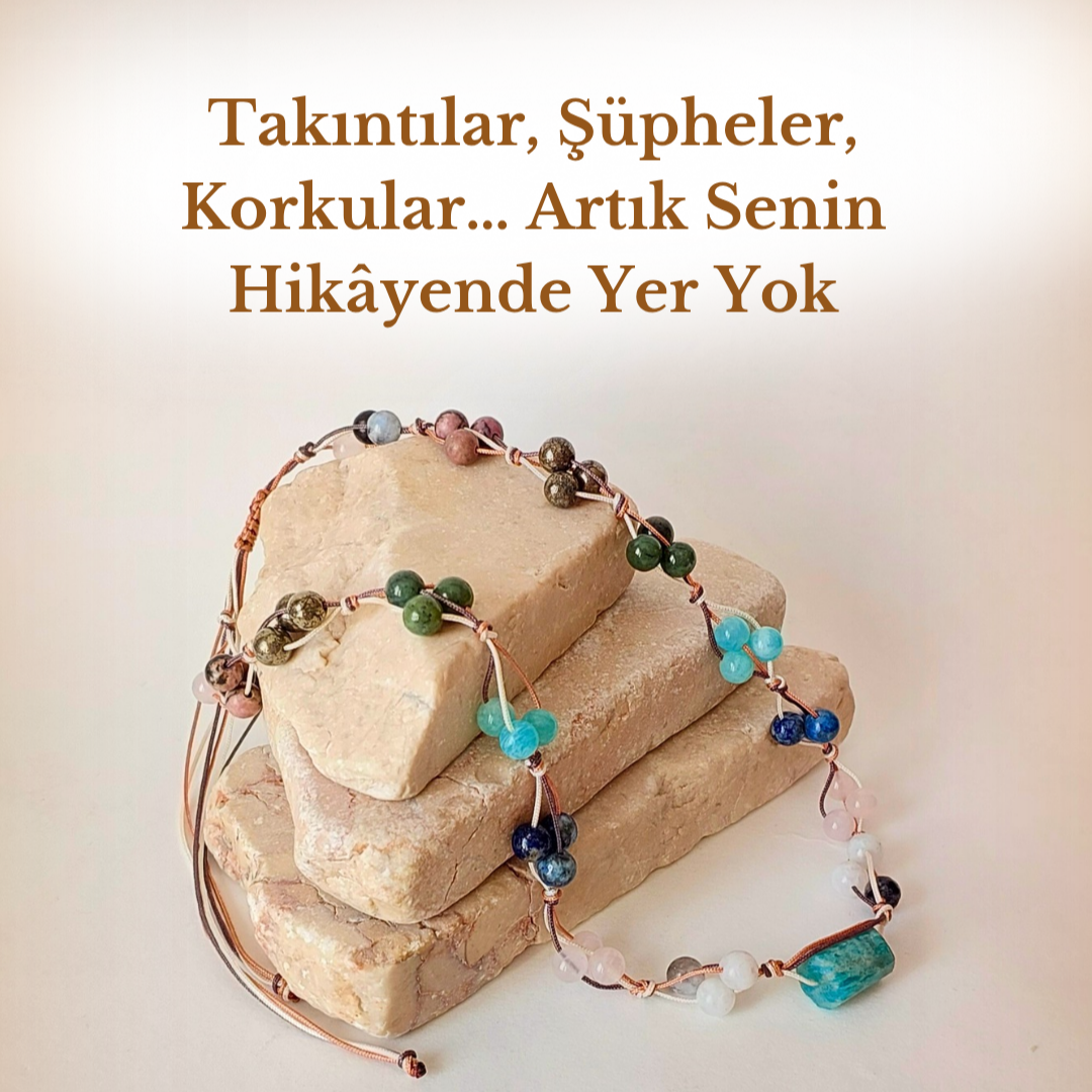 Panik ve Anksiyete Karşıtı Doğal Taş Bileklik