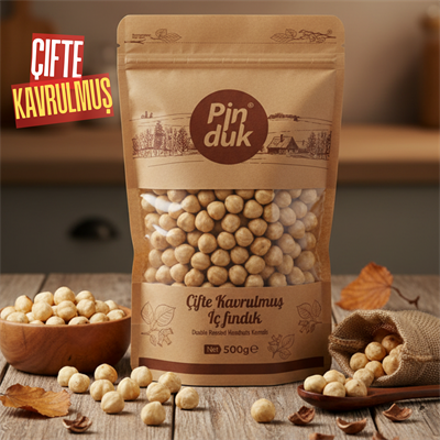 Giresun Fındığı 500 gr - Çifte Kavrulmuş İç Fındık