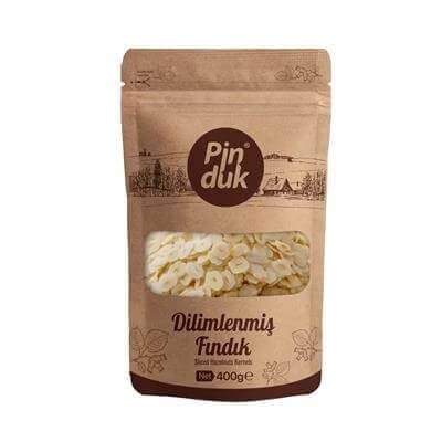 PİNDUK 400 GR KRAFT DİLİMLENMİŞ FINDIK