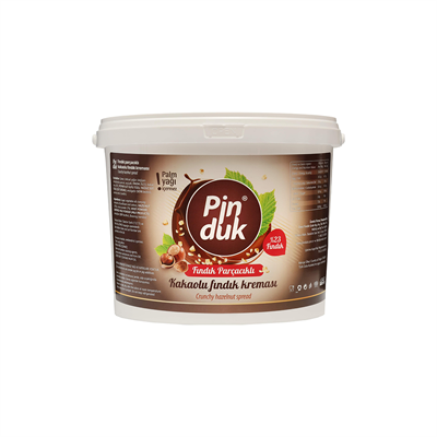 Pinduk Fındık Parçacıklı Kakaolu Fındık Kreması 2 kg