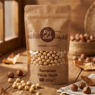 PİNDUK KAVRULMUŞ KRAFT PİKOLA FINDIK 200 GR