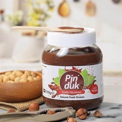 PİNDUK PARÇA FINDIKLI KAKAOLU KREMA 700 GR