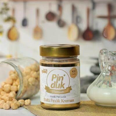 PİNDUK PREMIUM SÜTLÜ FINDIK KREMASI 330 GR