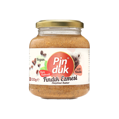 Pinduk Türk Kahveli Fındık Ezmesi %70 FINDIK