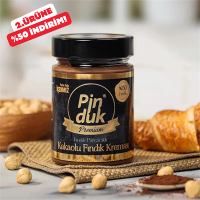 Premium %50 Fındıklı Kakaolu Fındık Kreması 330 gr