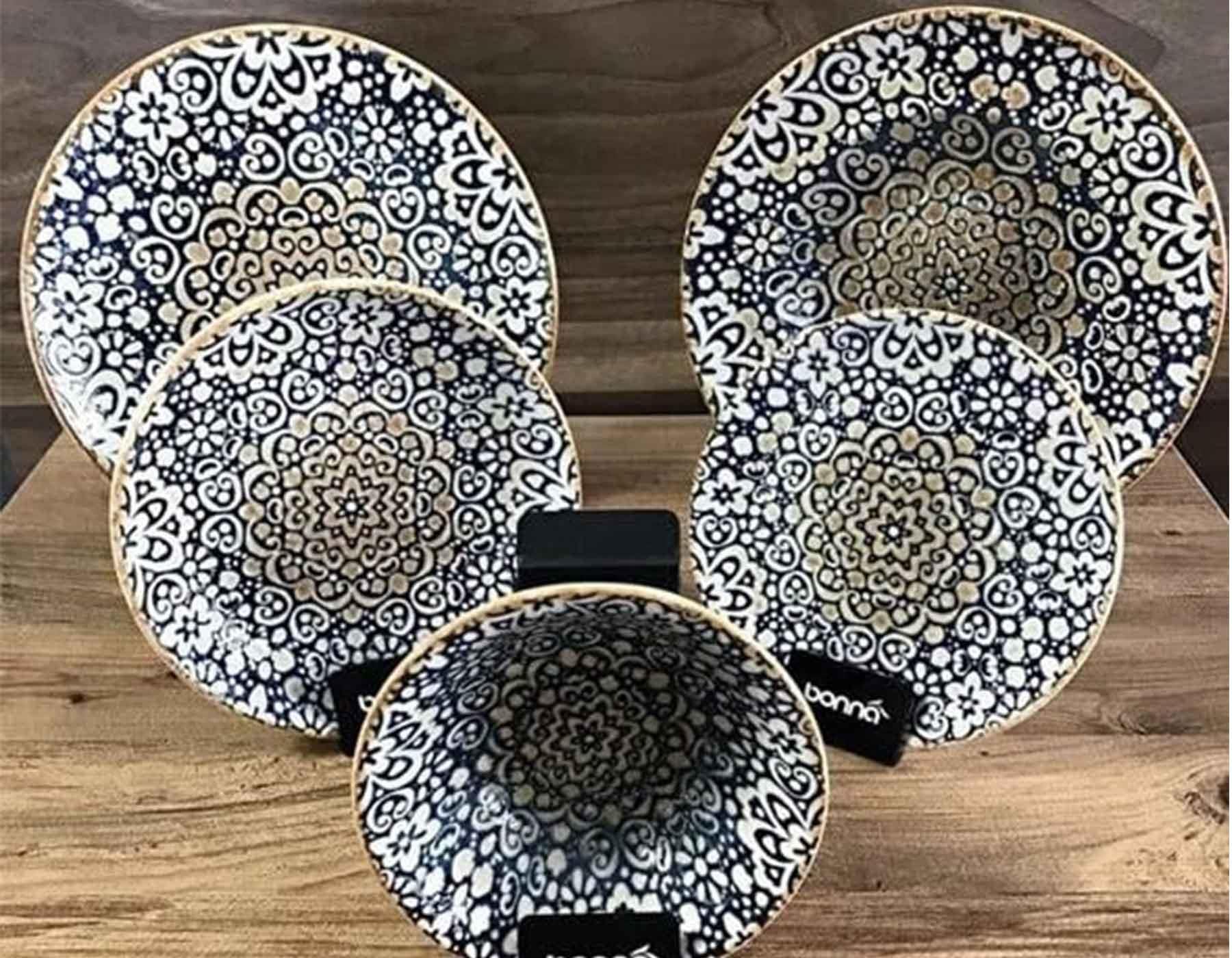 Bonna Alhambra Serisi 9 Parça Porselen Yemek Takımı