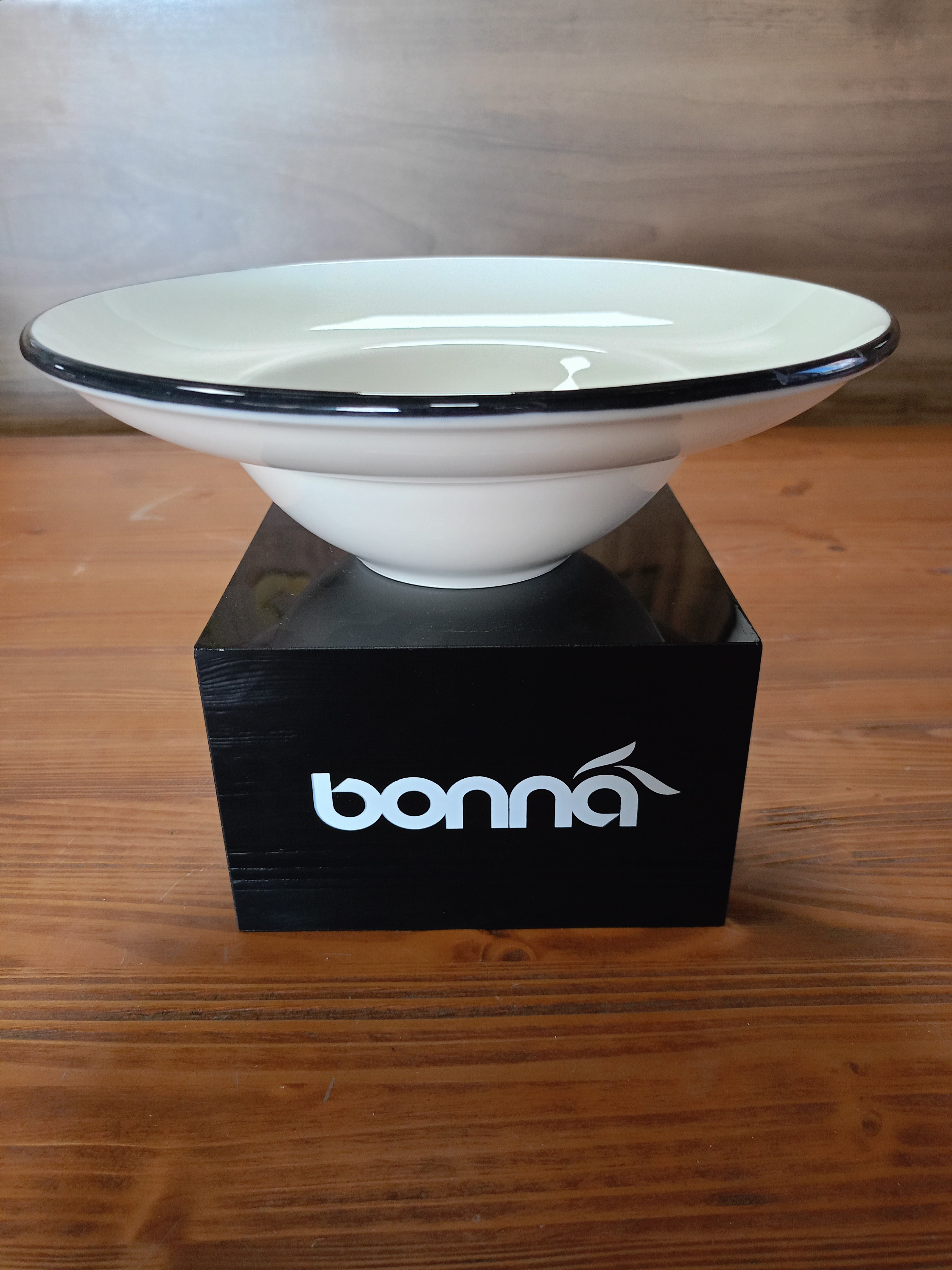 BONNA LİNEA BLACK GOURMET KASE 23 CM 400 CC (2 ADET)