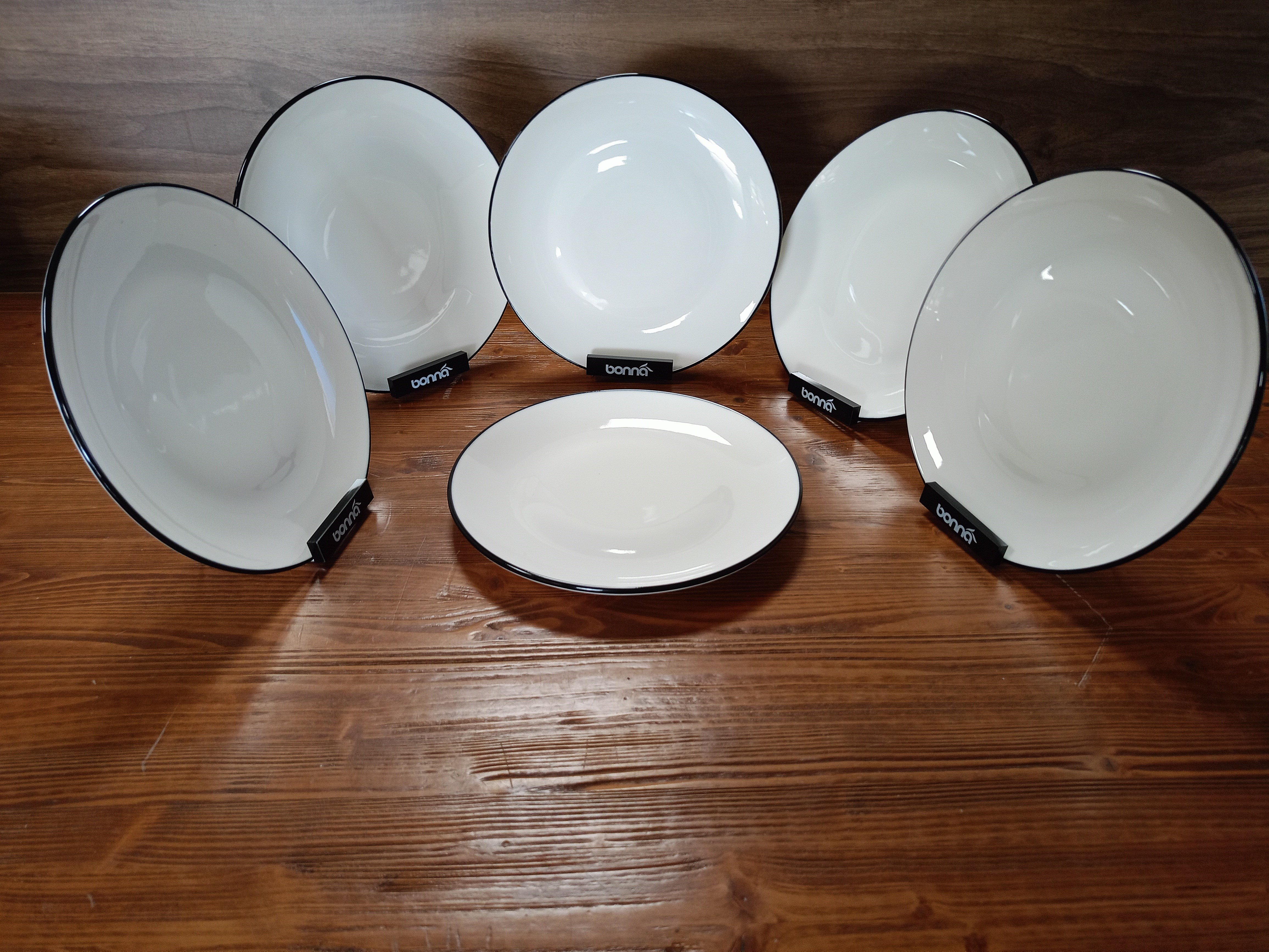 BONNA LİNEA BLACK SERVİS TABAĞI 27 CM LNEBLGRM27DZ (6 ADET)