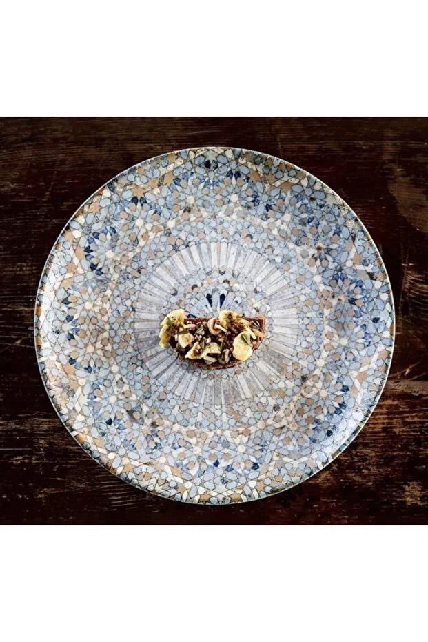 Bonna Luca Mosaic Serisi 6lı 27 Cm Servis Tabağı Seti