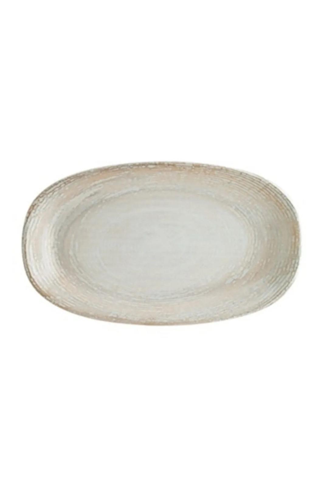 Bonna Patera Serisi 6'lı Oval Kayık Kahvaltı Tabağı Seti 15*8,5 cm