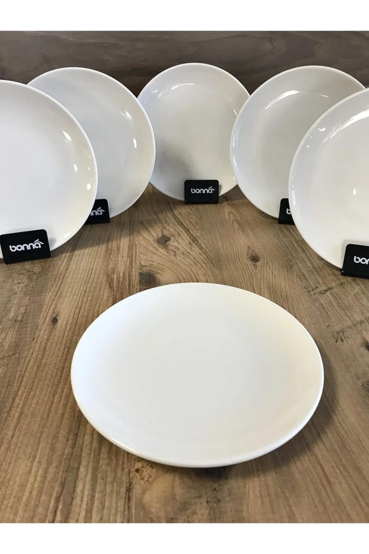 Bonna Porselen Gourmet Serisi 6 lı 21 Cm Tatlı Tabağı