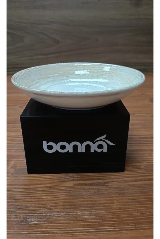 Bonna Porselen Patera Seri 6lı 20 Cm Çukur Yemek Tabağı