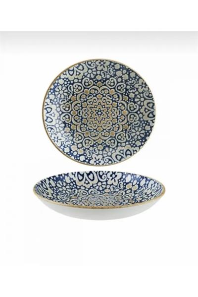 Bonna Porselen Alhambra Serisi 6lı 20 Cm Çukur Yemek Tabağı Seti