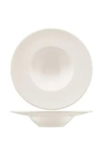 Bonna Porselen Banquet Serisi 6 lı 21 cm Çukur Yemek Tabağı
