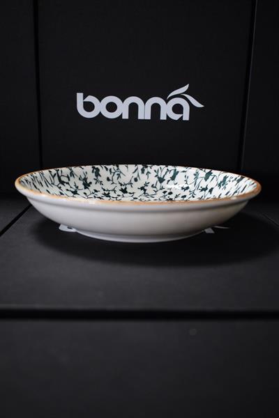 Bonna Porselen Calif Serisi 6 lı 20 Cm Çukur Yemek Tabağı