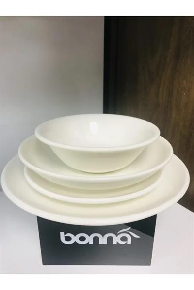 Bonna Porselen Gourmet Serisi 24 Parça Yemek Takımı 