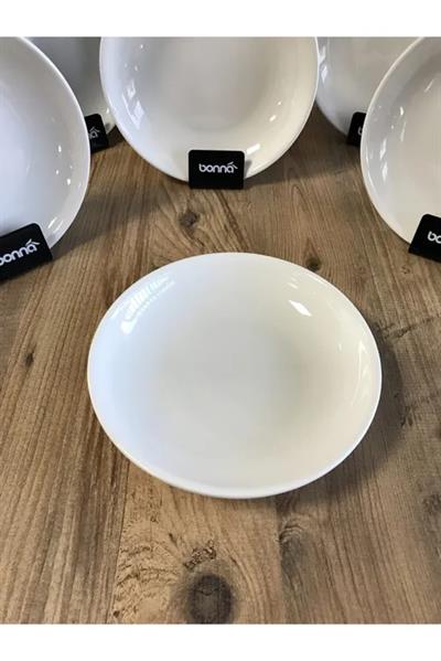 Bonna Porselen Gourmet Serisi 6lı 20 cm Çukur Yemek Tabağı Seti