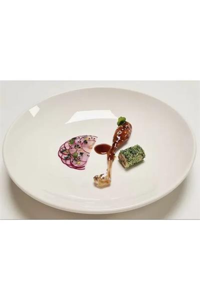 Bonna Porselen Gourmet Serisi 6lı Servis Tabağı Seti