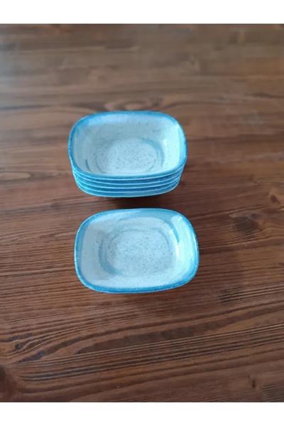 Bonna Porselen Harena Seri 6lı 12 Cm Dikdörtgen Kahvaltı Tabağı