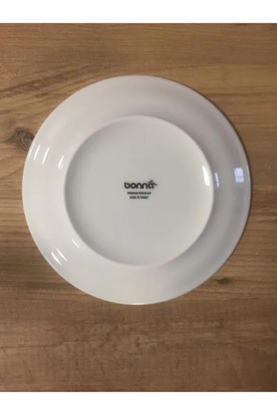 Bonna Porselen Iris White Serisi 6lı 20 cm Yemek Tabağı 