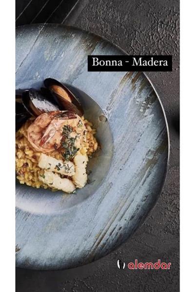 Bonna Porselen Madera Serisi 2li Makarna Tabağı Seti