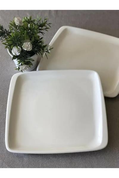 Bonna Porselen Moove Serisi 6lı 22x20 Cm Kare Tabak